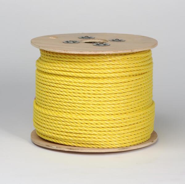 P9016-12 YELLOW POLY ROPE 1/4 X 1200 FOOT